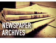 NEWSPAPER ARCHIVES